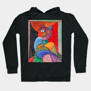 Cubist Cat Hoodie